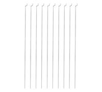 sourcing map 10pcs 1.2x120mm (4.72 Inch) Steel Z Pull/Push Rods Parts for DIY RC Car Boat Airplane Helicopter Model Replacement, Silver