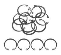 sourcing map 10Pcs 1-5/8" Internal Retaining Ring Circlip, 65 Mn Spring Steel Internal Circlip Snap Rings C-Clips for Grooved Shafts Studs, Black