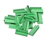 sourcing map 10PCS 10-Pin PCB Mount Screw Terminal Block Connectors 5.08mm/0.2inch Pitch Circuit Board Connectors for Home Appliances, Industrial Project