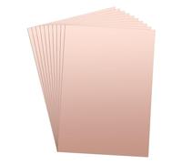 sourcing map 10pcs 100x70mm Double Sided Copper Clad Laminate PCB Circuit Board FR4 1mm Thickness DIY Prototyping PCB Board