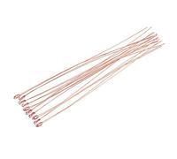 sourcing map 10pcs 10K 3590B 1% NTC Thermistors Resistors Temperature Sensor 65mm