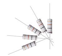 sourcing map 10Pcs 10K Ohm Resistor, 5W 5% Tolerance Metal Oxide Film Resistors, Shaft Lead, Flame Proof for DIY Electronic Projects and Experiments