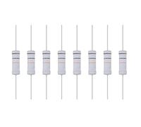 sourcing map 10Pcs 10KR Ohm Resistor, 5 Watts 5% Tolerance Metal Oxide Film Resistor Axial Lead, Flame Proof for DIY Electronic Projects Circuits Experiments