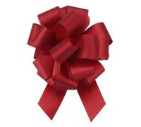 sourcing map 10pcs 11" Glitter Car Large Pull Bow Gift Wrapping Bows for Christmas Flower Presents Birthday Wedding Car, Red