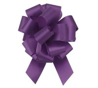 sourcing map 10pcs 11" Glitter Car Large Pull Bow Gift Wrapping Bows for Christmas Flower Presents Birthday Wedding Car, Purple