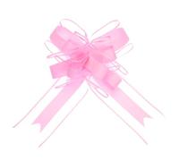 sourcing map 10pcs 11 Inch Extra Large Pull Bow Gift Wrapping Big Organza Bows Ribbon Pink for Wedding Baskets Presents Christmas Party