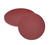 sourcing map 10pcs 12-Inch Sanding Discs, 120 Grits Aluminum Oxide Hook and Loop Stick Back Sandpapers, No-Hole Round Wet/Dry Sander Papers, Sand Auto Car Paint, Wood, Metal