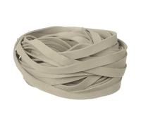 sourcing map 10Pcs 1m x 10mm Flat Leather String Cord, 1.4mm Thick Craft Suede Ribbon Braiding Lacing Strips Thread Rope for DIY Leather Crafts Necklace Bracelet Collars Belts, Cream White