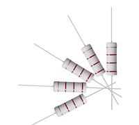 sourcing map 10Pcs 2.2K Ohm Resistor, 5W 5% Tolerance Metal Oxide Film Resistors, Axial Lead, Flame Proof for DIY Electronic Projects and Experiments
