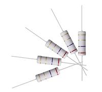 sourcing map 10Pcs 2.7 Ohm Resistor, 5W 5% Tolerance Metal Oxide Film Resistors, Lead, Flame Proof for DIY Electronic Projects and Experiments