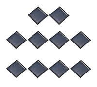 sourcing map 10PCS 2V 0.08W 0.04A Mini Solar Panels for Solar Power, Small Solar Photovoltaic Cells Charge DIY Electric Toy Materials Solar System Kits, 1.57" x 1.57"