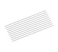 sourcing map 10Pcs 304 Stainless Steel Rods, 1mm x 102mm Metal Solid Shaft Round Rod Lathe Bar Stock for Model Plane Cars Ship DIY Craft Metal Working