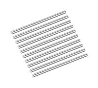 sourcing map 10Pcs 304 Stainless Steel Rods, 5mm x 102mm Metal Solid Shaft Round Rod Lathe Bar Stock for Model Plane Cars Ship DIY Craft Metal Working