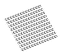 sourcing map 10Pcs 304 Stainless Steel Rods, 7mm x 102mm Metal Solid Shaft Round Rod Lathe Bar Stock for Model Plane Cars Ship DIY Craft Metal Working