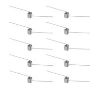 sourcing map 10pcs 304 Stainless Steel Torsion Spring, 180 Degrees 1.2mm Wire Diameter 10mm OD 9 Coil Mechanical Small Torsional Springs for Crafting and DIY Repair Project
