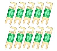 sourcing map 10pcs 30A 125V Mini ANL Fuse Replacement Electrical Protection Electronics Blade Fuse for Automotive Marine Audio Video System