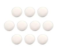 sourcing map 10pcs 36L Metal Round Buttons 23mm 7/8" Zinc Alloy Shank Flat Sewing Button Craft Replacement Buttons for Clothing Decoration DIY Accessories, Sand Silver