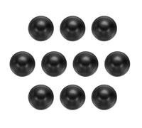 sourcing map 10pcs 36L Metal Round Buttons 23mm 7/8" Zinc Alloy Shank Mushroom Type Sewing Buttons Craft Replacement Buttons for Clothing Decoration DIY Accessories, Matt Black
