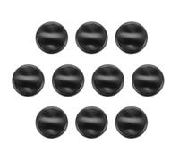 sourcing map 10pcs 36L Metal Round Buttons 23mm 7/8" Zinc Alloy Shank Wave Texture Craft Replacement Sewing Buttons for Clothing Decoration DIY Accessories, Matt Black