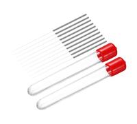 sourcing map 10Pcs 3D Printer Nozzle Cleaning Kit Precision 0.2mm Stainless Steel Cleaner Needles for 3D Printer Clog Removal, Maintenance
