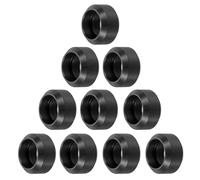sourcing map 10pcs 3D Printer Wheels Small Slot POM Pulley Wheels Solid High-Speed Gantry Wheel for 3D Printer, CNC Machine, Black
