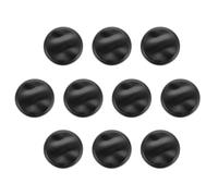 sourcing map 10pcs 40L Metal Round Buttons 25mm 1" Zinc Alloy Shank Wave Texture Sewing Buttons Craft Replacement Buttons for Clothing Decoration DIY Accessories, Matt Black