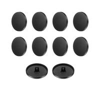 sourcing map 10pcs 44L Metal Round Flat Sewing Buttons 28mm Alloy Shank Craft Replacement Button for Men Women Suit Woolen Coat Shirt Trousers Sewing Crafts, Matt Black