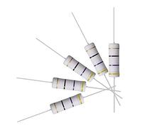 sourcing map 10Pcs 47 Ohm Resistor, 5W 5% Tolerance Metal Oxide Film Resistors, Lead, Flame Proof for DIY Electronic Projects and Experiments