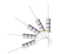 sourcing map 10Pcs 470 Ohm Resistor, 5W 5% Tolerance Metal Oxide Film Resistors, Axial Lead, Flame Proof for DIY Electronic Projects and Experiments