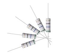 sourcing map 10Pcs 56 Ohm Resistor, 5W 5% Tolerance Metal Oxide Film Resistors, Lead, Flame Proof for DIY Electronic Projects and Experiments