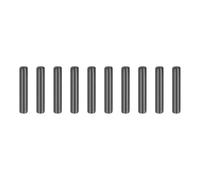 sourcing map 10Pcs 5mm x 28mm Dowel Pins, 304 Stainless Steel Cylindrical Shelf Support Pegs Chamfered End Pin Rod Fasten Elements Metal Shelf Pegs, Black