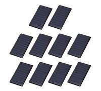 sourcing map 10Pcs 5V 0.3W 60mA Mini Solar Panels, Small Solar Photovoltaic Power Cells Charge DIY Electric Toy Materials Kits