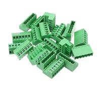 sourcing map 10PCS 6-Pin PCB Mount Screw Terminal Block Connectors 5.08mm/0.2inch Pitch Circuit Board Connectors for Home Appliances, Industrial Project