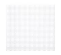 sourcing map 10pcs 6"x6" Plastic Mesh Canvas Sheet 6 Count Needlepoint Blank Canvas for Embroidery Knit Crochet Acrylic Yarn Crafting, Clear White