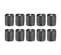 sourcing map 10Pcs 6mm Shaft Hole Knob for Speaker Effect Pedal Amplifier Potentiometer Knob 14.5x17mm