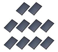 sourcing map 10PCS 6V 0.36W 0.06A Mini Solar Panels for Solar Power, Small Solar Photovoltaic Cells Charge DIY Electric Toy Materials Solar System Kits, 2.83" x 1.77"