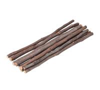 sourcing map 10Pcs 7.8" Natural Wood Log Sticks, 0.2" to 0.5" Dia Wooden Craft Sticks Rustic Wooden Branches for DIY Crafts Home Decor Photo Props, Brown