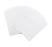 sourcing map 10Pcs A4 Mulberry Paper, Natural Wood Fiber Semi-Prepared Rice Paper Sheets Handmade Decoupage Art Tissue for Calligraphy DIY Drawing Writing Scrapbooking, Black Silk 8.3"x11.7"