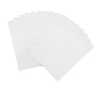 sourcing map 10Pcs A4 Mulberry Paper, Natural Wood Fiber Semi-Prepared Rice Paper Sheets Handmade Decoupage Art Tissue for Calligraphy Drawing Writing Scrapbooking, Yellow Flowers 8.3"x11.7"