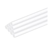 sourcing map 10pcs Acrylic Round Rods 5/64" x 10" Clear Acrylic Dowel Rods Sticks Plastic Sticks Strip for DIY Crafts Lighting Gardening Decorations - 2mm x 250mm