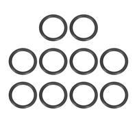 sourcing map 10Pcs AS-117 O-rings, EPDM O-Rings 13/16" ID, 1-23/32" OD, 3/32" Width Rubber Gasket Sealing Washers for Water Pipe Seals Water Connections Sinks (70 Durometer, Black)