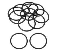 sourcing map 10Pcs AS-226 O-rings, Nitrile Rubber O-Rings 2" ID, 2-1/4" OD, 1/8" Width Round Sealing Gasket for Hydraulic Pneumatic Systems Sealing Repair (90 Durometer, Black)