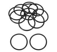 sourcing map 10Pcs AS-228 O-rings, Nitrile Rubber O-Rings 2-1/4" ID, 2-1/2" OD, 1/8" Width Round Sealing Gasket for Hydraulic Pneumatic Systems Sealing Repair (90 Durometer, Black)