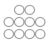 sourcing map 10Pcs AS-229 O-rings, EPDM O-Rings 2-3/8" ID, 4-21/32" OD, 1/8" Width Rubber Gasket Sealing Washers for Water Pipe Seals Water Connections Sinks (70 Durometer, Black)