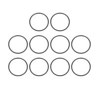 sourcing map 10Pcs AS-233 O-rings, EPDM O-Rings 2-7/8" ID, 5-13/32" OD, 1/8" Width Rubber Gasket Sealing Washers for Water Pipe Seals Water Connections Sinks (70 Durometer, Black)