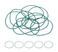 sourcing map 10Pcs AS568 AS-039 Fluorine Rubber O-Ring, 70A Durometer, 2-3/4" ID, 2-7/8" OD, 1/16" Width Sealing Gasket for Automotive Machine Pipe Valves, -20°C-230°, Green