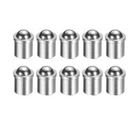 sourcing map 10pcs Ball Point Spring Plungers 10x11.5mm 30N Elasticity Mini Stainless Steel Precision Positioning Beads Ball Catch Latch for Door Cupboard Mechanical Devices Clamps Furniture