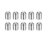 sourcing map 10pcs Ball Point Spring Plungers 2x2mm 5N Elasticity Stainless Steel No Step Positioning Beads Ball Catch Latch for Door Cupboard Mechanical Devices Clamps Furniture
