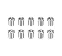 sourcing map 10pcs Ball Point Spring Plungers 3x4mm 5N Elasticity Stainless Steel Precision Positioning Beads Ball Catch Latch for Door Cupboard Mechanical Devices Clamps Furniture