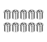 sourcing map 10pcs Ball Point Spring Plungers 4x5mm 20N Elasticity Mini Stainless Steel Precision Positioning Beads Ball Catch Latch for Door Cupboard Mechanical Devices Clamps Furniture